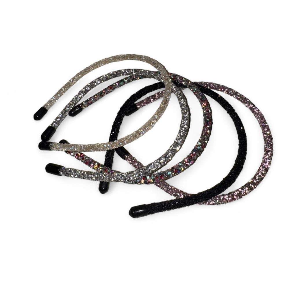 Sparkling Glitter Headbands Set